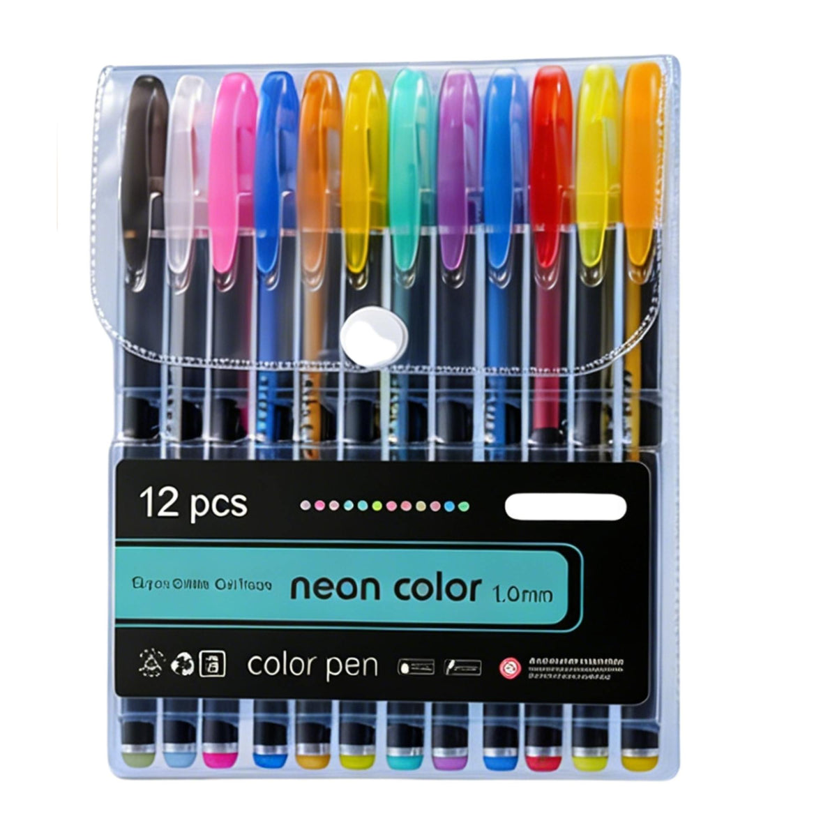 Gel Glitter Pens - set of 12