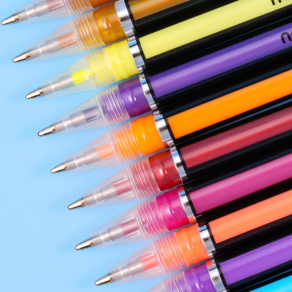 Gel Glitter Pens - set of 12