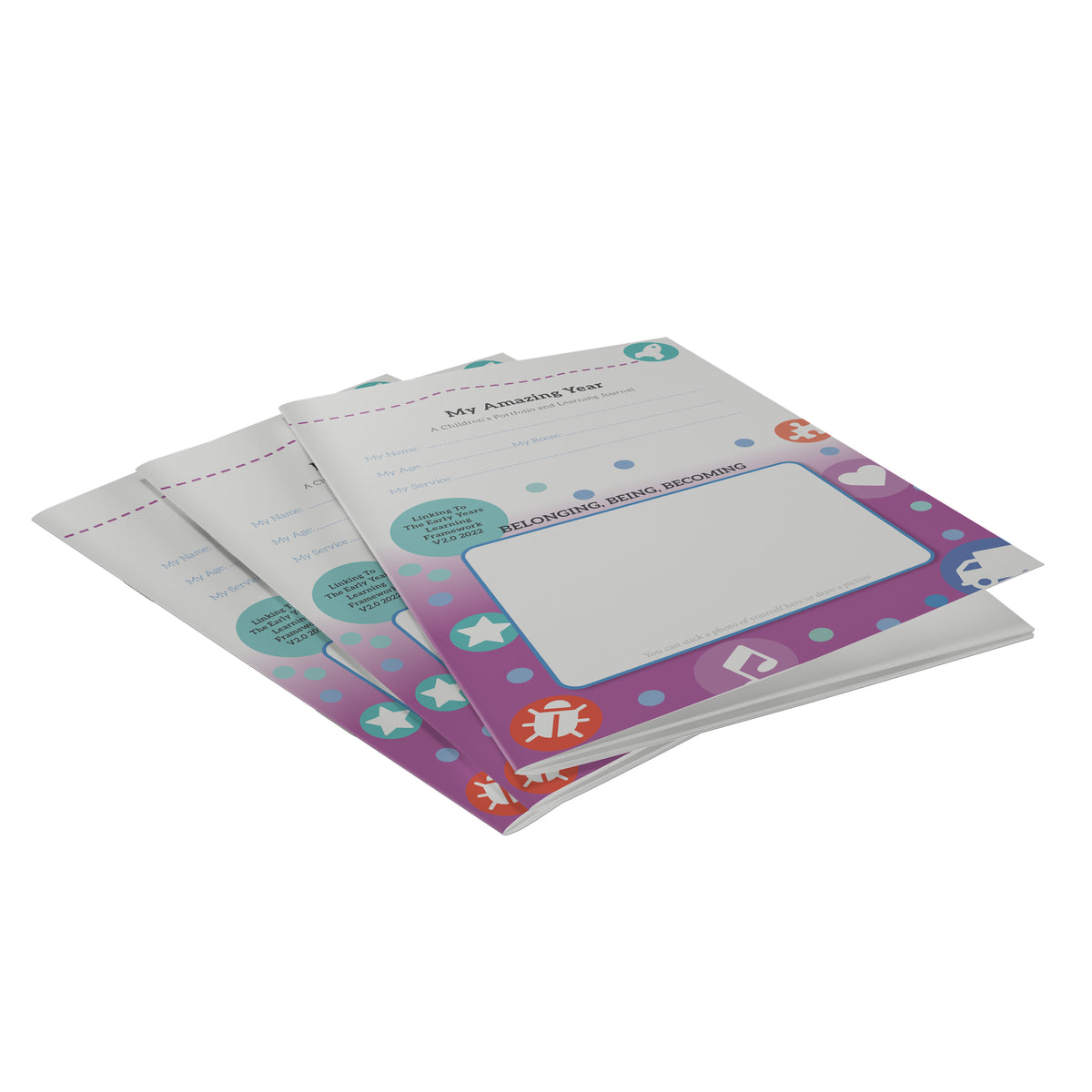 My Amazing Year - Portfolio Learning Journal for Children A4