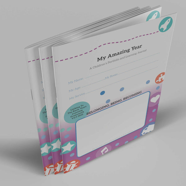 My Amazing Year - Portfolio Learning Journal for Children A4