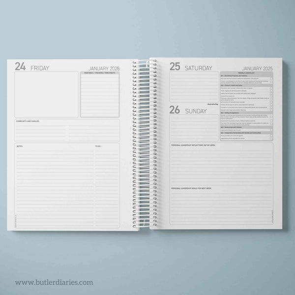 2025 6 Month Nominated Supervisor Diary