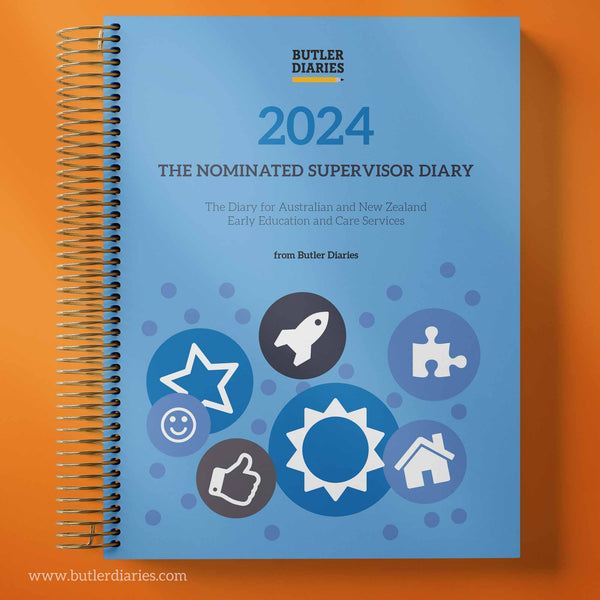 2024 Nominated Supervisor Diary - Hard Cover Spiral Bound