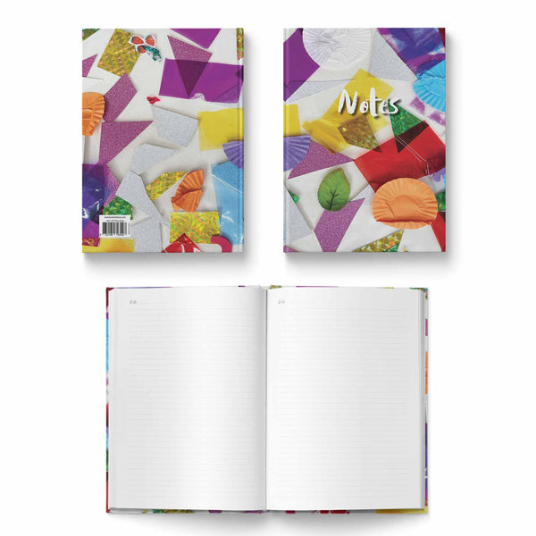 A closer look at the QKLG Educator Notebook in Children's Artwork Cover