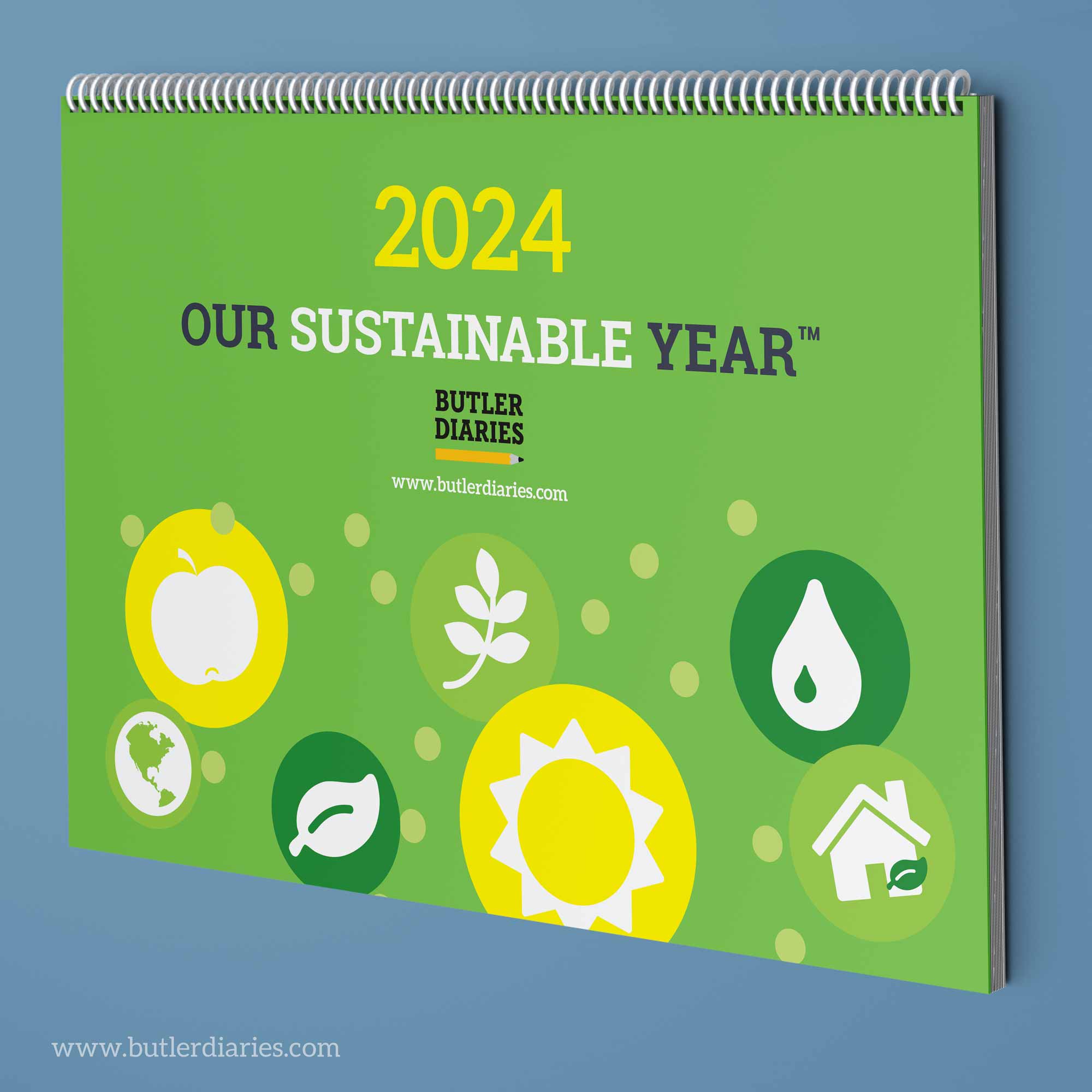 2024 Sustainability Calendar Environmental education resources Butler Diaries