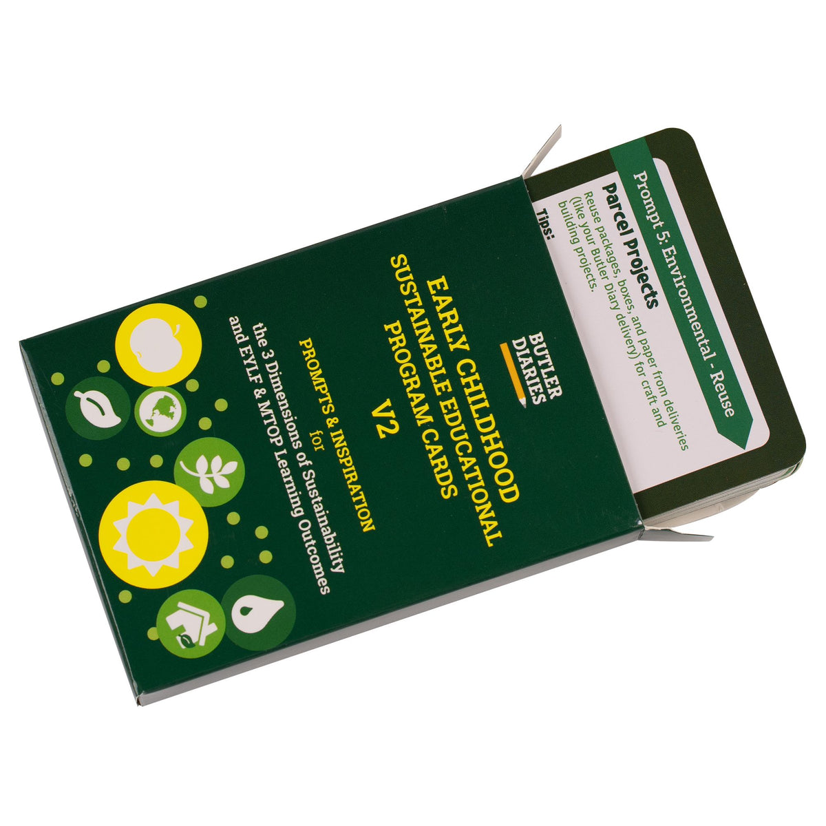 Full deck of Sustainable Educational Program Cards Deck 2: 3 Dimensions of Sustainability