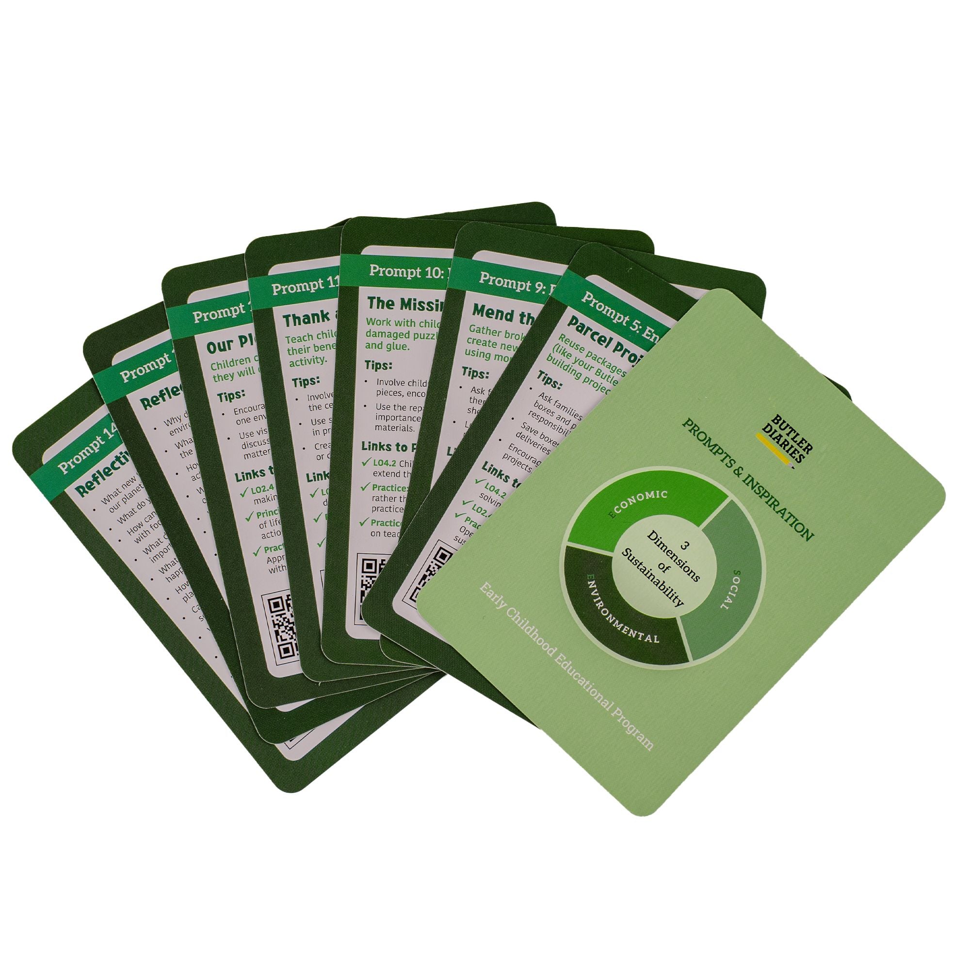 Sustainable Program Cards Deck 2 | 3 Dimensions of Sustainability ...