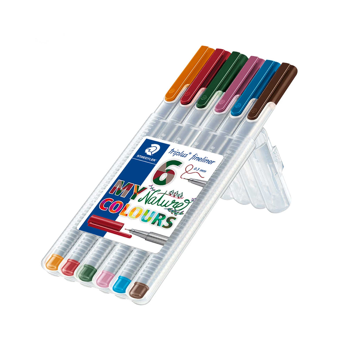 Staedtler Triplus Fineliner - set of 6 'Nature'