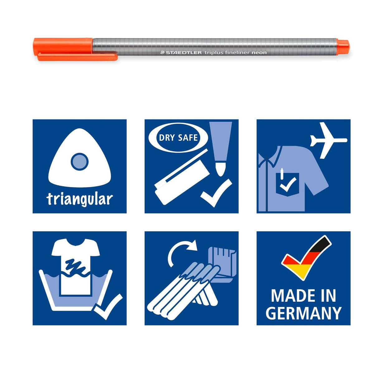 Staedtler Triplus Fineliner - set of 6 'Neon'