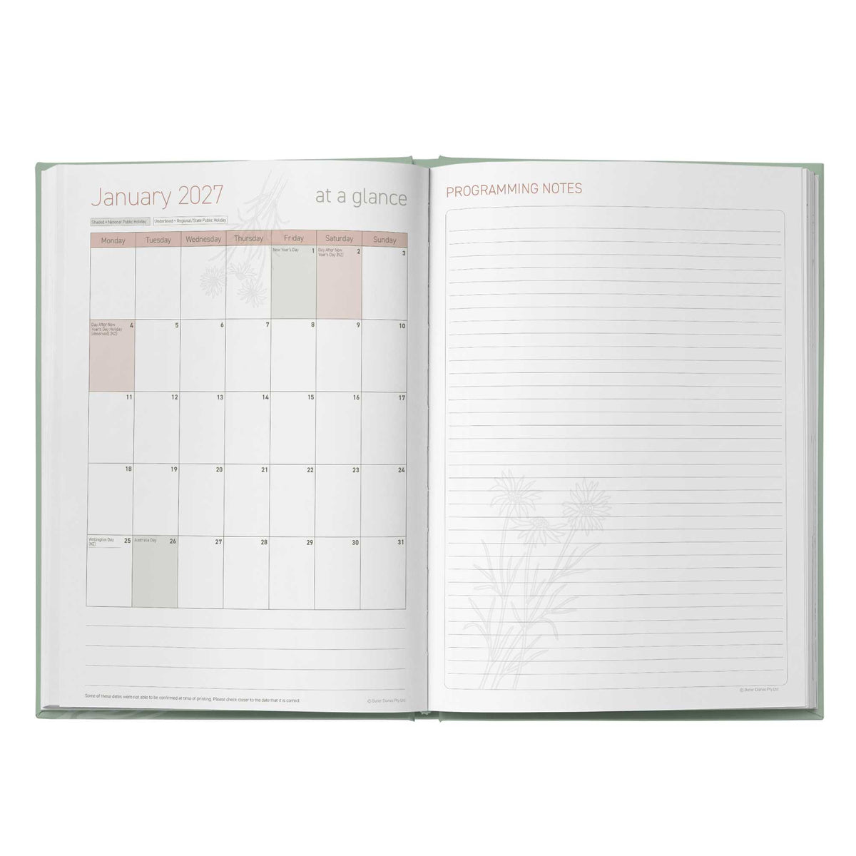 2027 Weekly Critical Reflection Diary