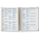 Open 2027 ECEC Programming Diary with detailed weekly schedule on a white background