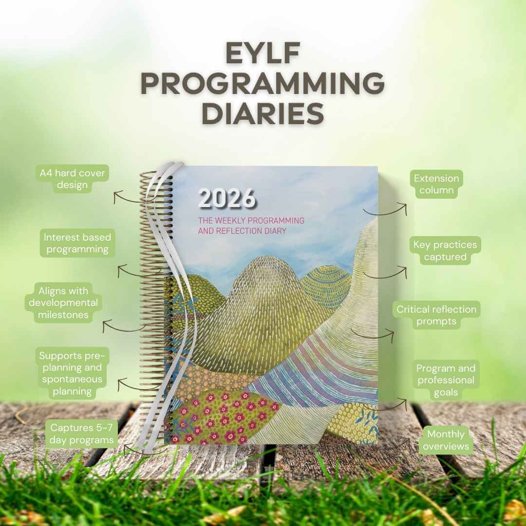 2026 Weekly Programming and Reflection Child Educator Diary - Hard Cover Spiral Bound