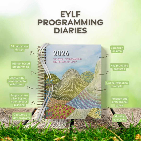 2026 Weekly Programming and Reflection Child Educator Diary - Hard Cover Spiral Bound