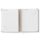 Open 2027 ECEC Programming Diary with spiral binding on a white background