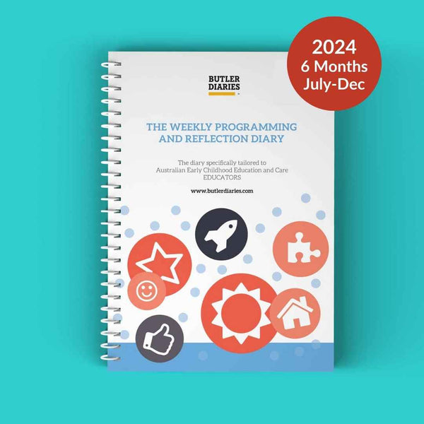 2024 6 Month Weekly Programming and Reflection Child Educator Diary