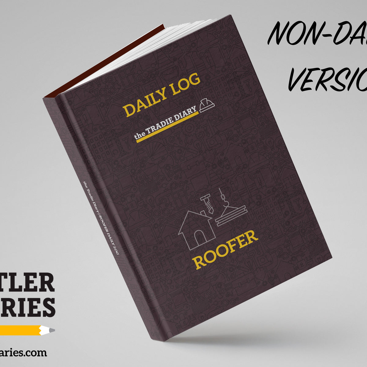 The Tradie Diary: ROOFER DAILY LOG - NON DATED - Butler Diaries