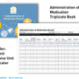 Administration of Medication Record Triplicate Book - Butler Diaries