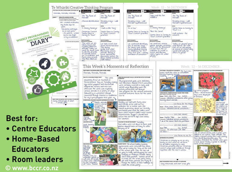 2022 New Zealand Weekly Programming and Reflection Diary - Butler Diaries
