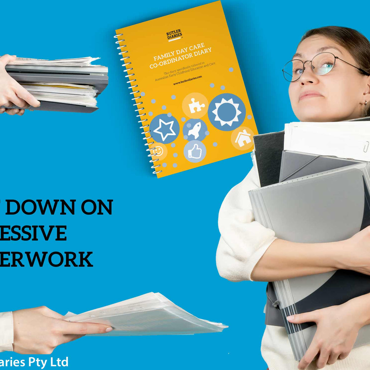 2023 Family Day Care Coordinator Diary - Butler Diaries