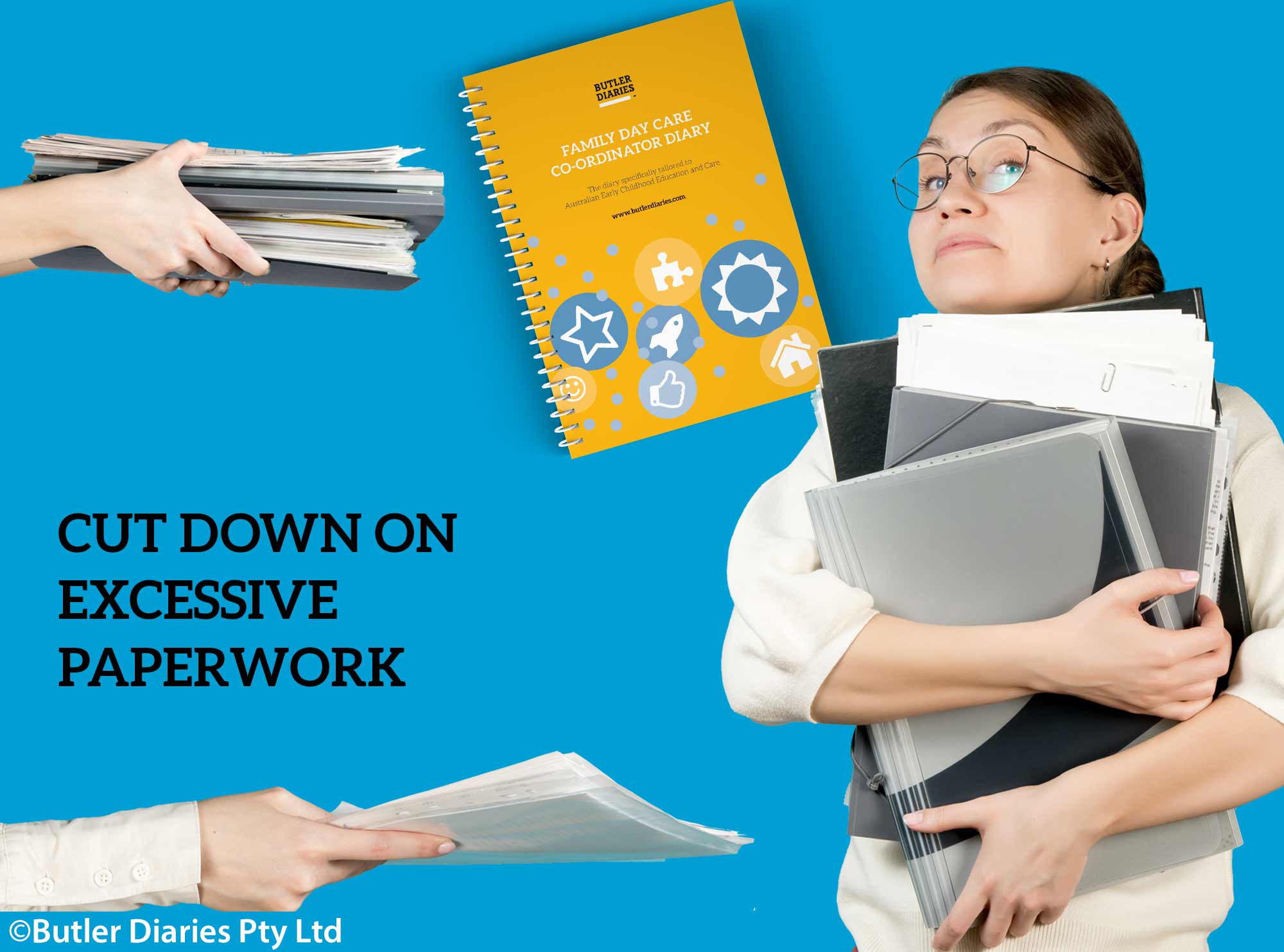 2023 Family Day Care Coordinator Diary - Butler Diaries