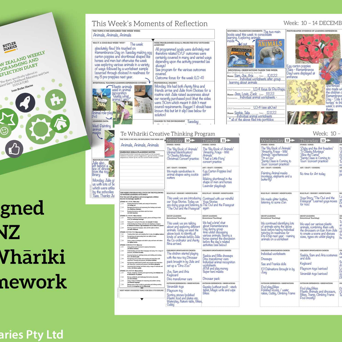 2023 New Zealand Weekly Programming and Reflection Diary