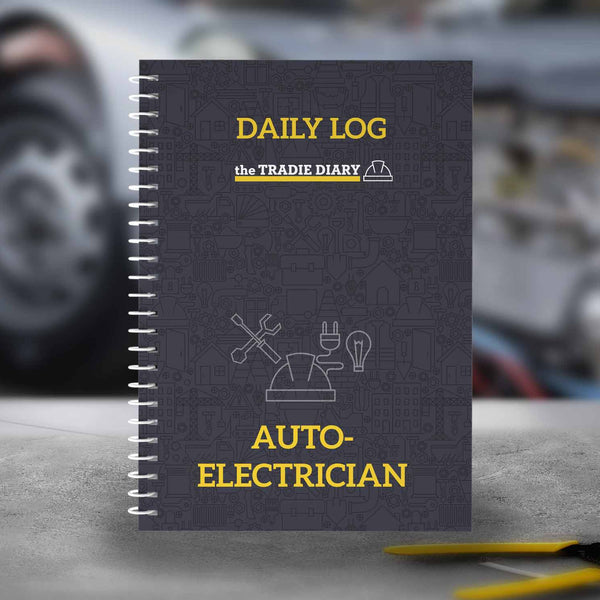 The Tradie Diary: AUTO ELECTRICIAN JOB BOOK - Non Dated